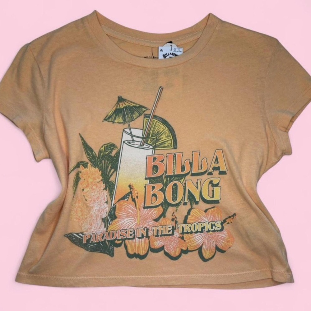 Billabong Cream Graphic Tee